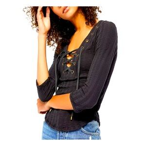 Free People | Scoop Neck Tie Top | medium